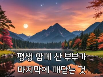 평생 함께 산 부부가 마지막에 깨닫는 것