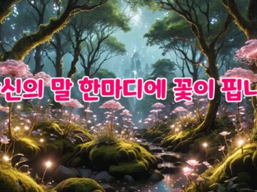 ๋น์ ์ ๋ง ํ๋ง๋์ ๊ฝ์ด ํ๋๋ค